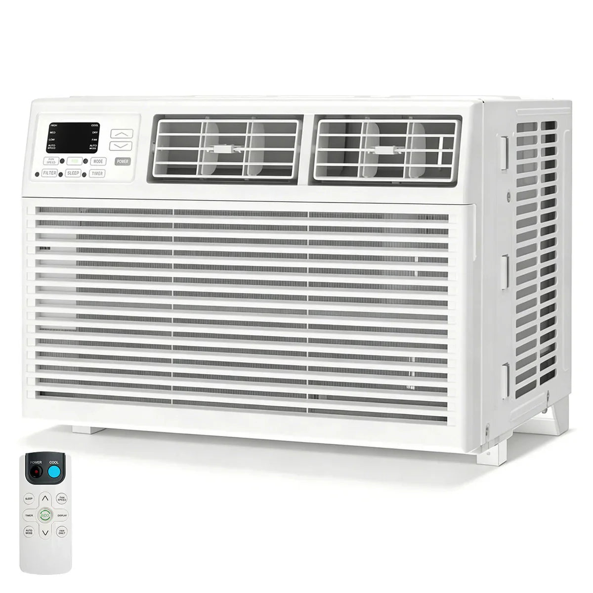 COWSAR U-Shaped Window Air Conditioner 8000-10000–12000 BTU, Quiet Smart AC with Remote & Timer, Cools 450–550 Sq.Ft.